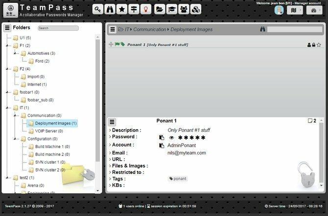 En İyi 5 Açık Kaynaklı Şifre Yöneticisi OpenSourcePasswordManager Teampass