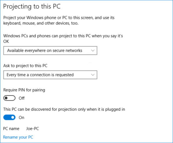 Bu Bilgisayara Windows 10 Projesi