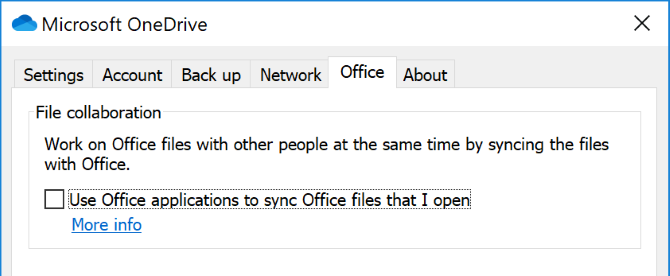 OneDrive'da Office eşitleme ayarı