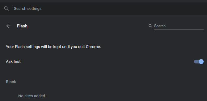 Chrome'u Etkinleştir Flash