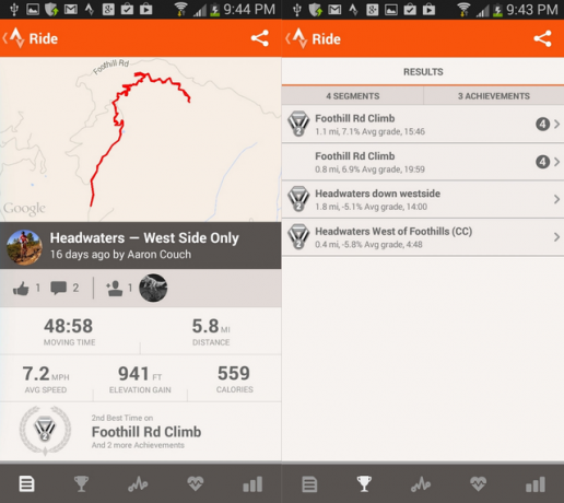 4 Strava - Sürüş ve Segmentleri Görüntüle