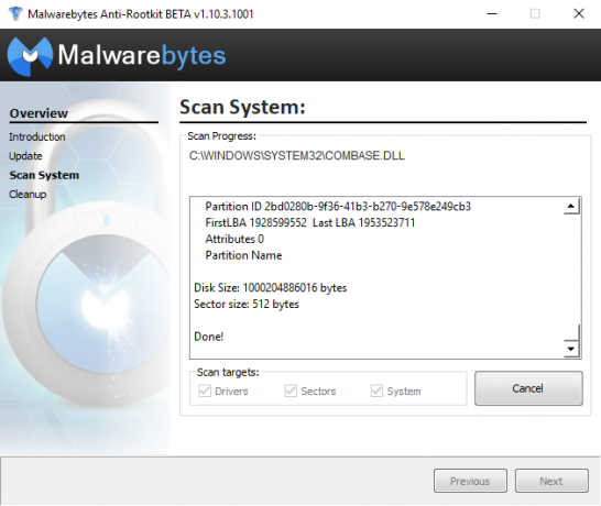 Ücretsiz Güvenlik Araçları - Malwarebytes Anti Rootkit