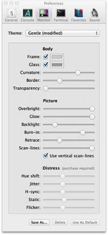 Cathode & Blinky: Terminal ve TextEdit için Seksi Vintage Değiştirmeler [Mac OS X] monitor1