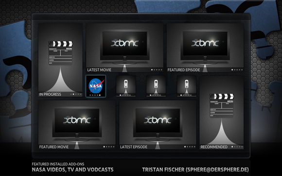 XBMC Medya Merkeziniz için 6 Havalı Ücretsiz Kaplama aeon nox3