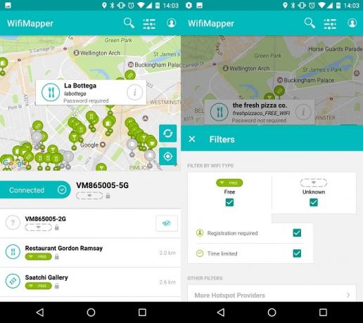 Bu Android Uygulamaları ile Evde ve Dışarıda Wi-Fi Sinyalinizi Geliştirin WifiMapper Ekran Görüntüsü Bir