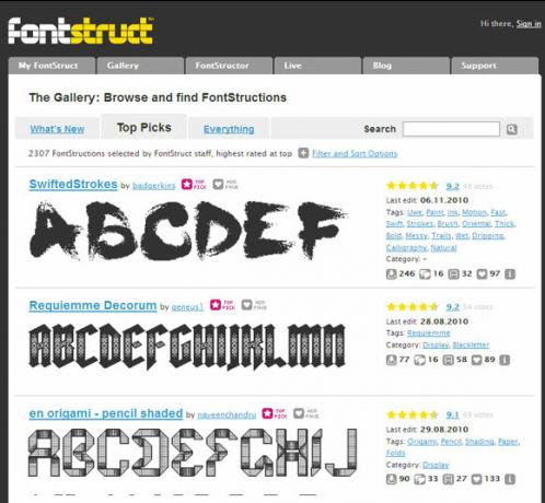 Yazı Tipleri ve Tipografi Üzerine 10 Harika ve İlginç Web Uygulamaları10