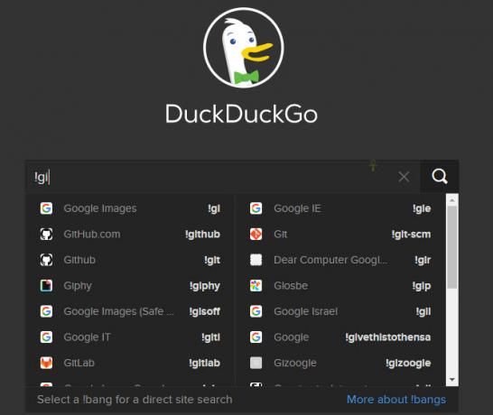 DuckDuckGo! Patlama listesi