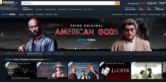 Amazon Prime Videosu