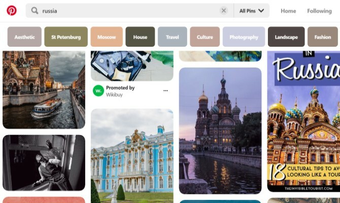 Pinterest Russian Sosyal Medya