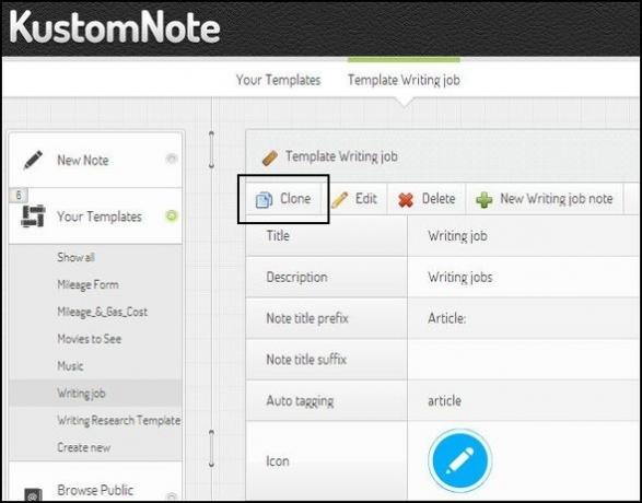 KustomNote: Özel Şablonları Klonla düğmesiyle Evernote'u daha önce hiç olmadığı gibi deneyimleyin