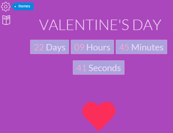 CountdownValentineChrome