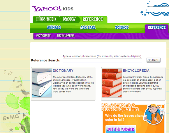 5 Yahoo Online Çocuklar İçin Uygun Ansiklopediler Yahoo Kids