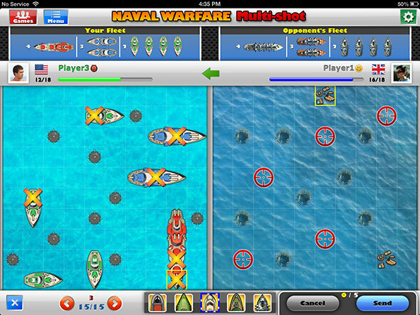 İOS için Naval Warfare Multi-Shot, Mobil Nesil nw ipad1 için Savaş Gemileri