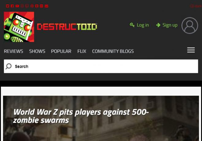 Destructoid-Video-Oyun-Web sitesi