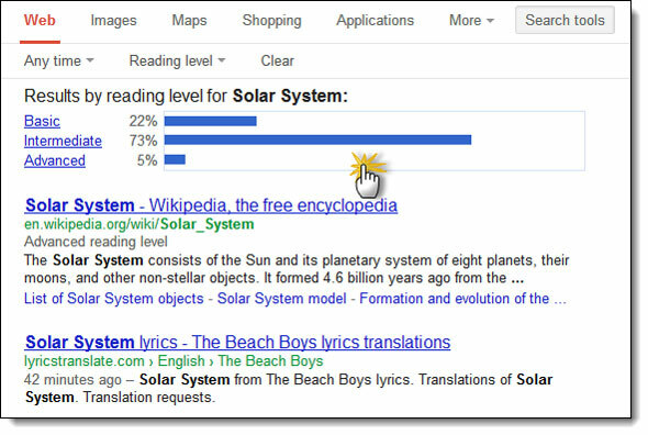 google arama araçları