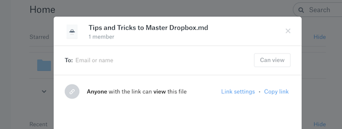 Dropbox Bağlantı Kullanarak Dosyaları Paylaşma