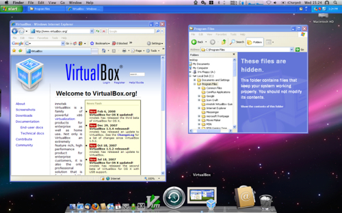 Mac OS X üzerinde Virtualbox