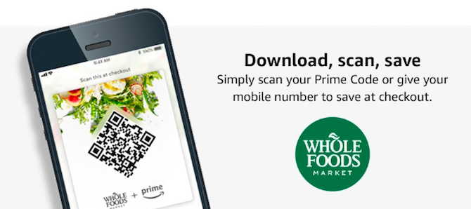 Whole Foods Market'te Tüm Gıdalarda QR Kodu Nasıl Amazon Prime İndirimi Alınır?