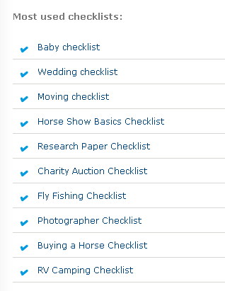 Checklist.com: Ücretsiz Checklists Veritabanı checklist2