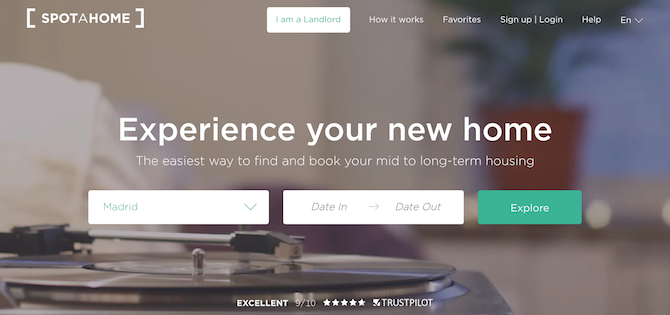 Bu faydalı web sitesi Spotahome olarak bilinir