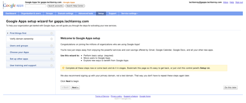 Google Apps Kılavuzu: Web Sitenizde Ücretsiz E-posta ve Daha Fazlası ggle page15image7440 filtrelendi