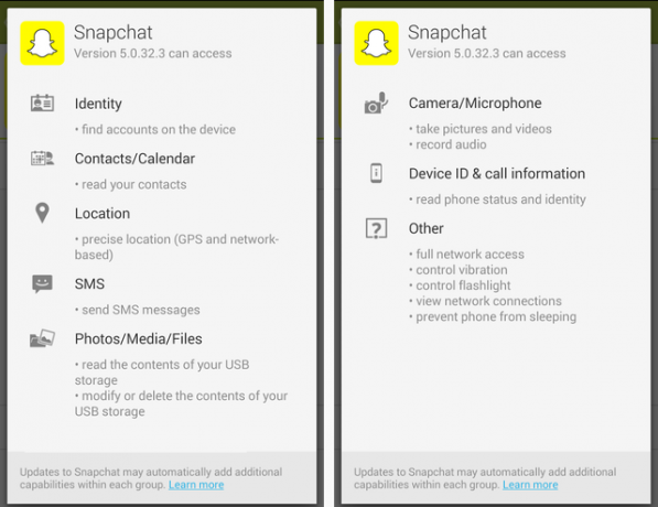 10-Snapchat-Android-İzinler