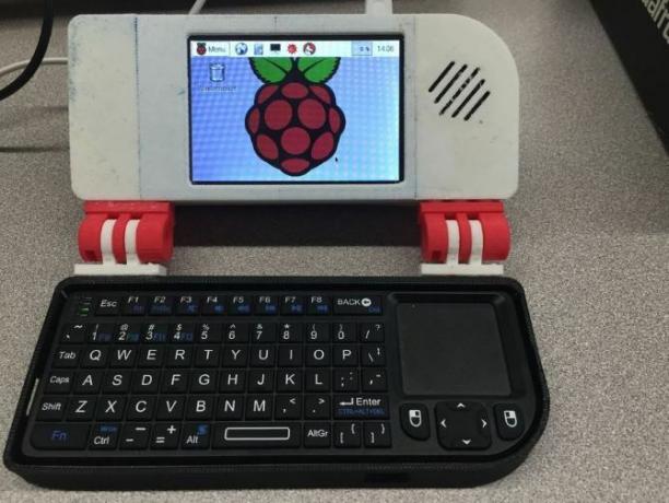 3D baskılı Raspberry Pi cep dizüstü