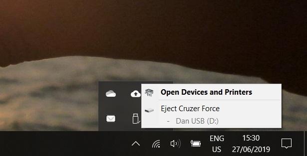 usb windows 10 çıkarmak