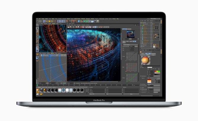 2018 MacBook Pro çalışan grafik uygulaması