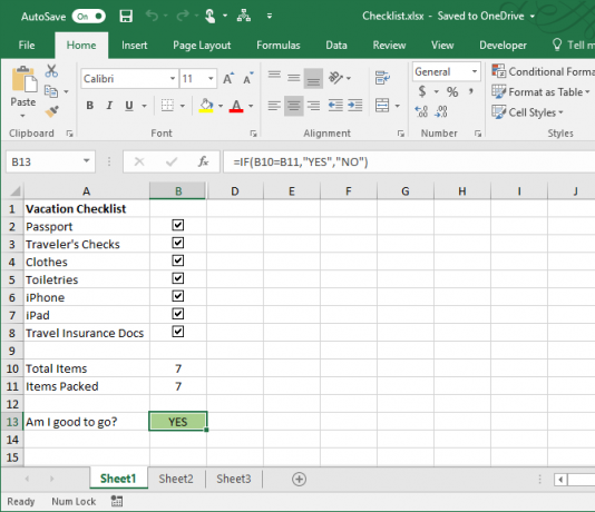 excel'de profesyoneller gibi bir kontrol listesi nasıl oluşturulur