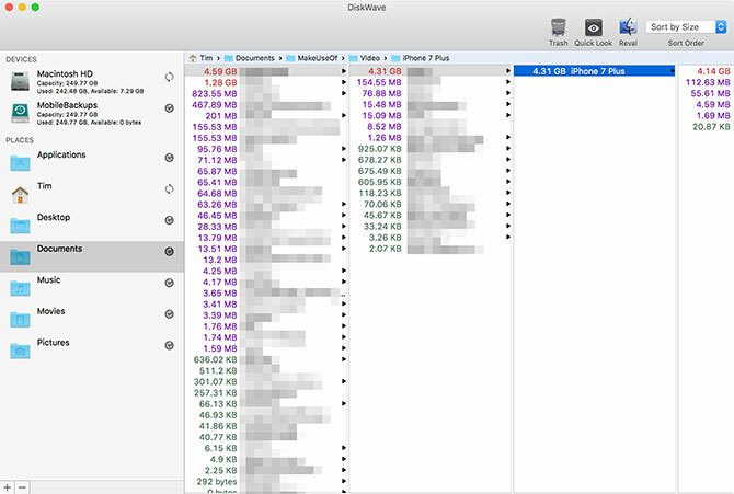 Mac'inizin Sabit Disk Alanı disk dalgasını Analiz Etmek ve İncelemek için 3 Ücretsiz Uygulama