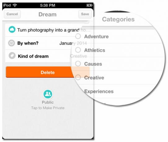 Everest'te [iOS] Küçük Artımlara Atarak Hayat Hedeflerinizi Görünür Tutun