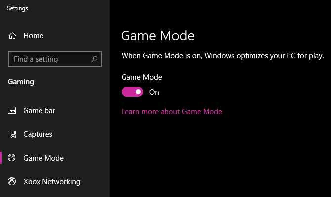 Windows 10 Oyun Modu Geçişi