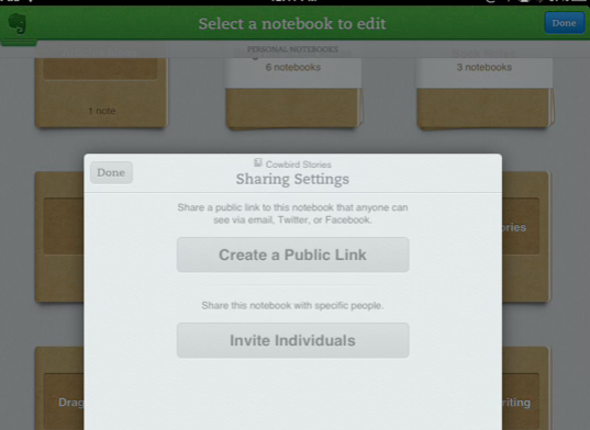 evernote uygulaması ipad