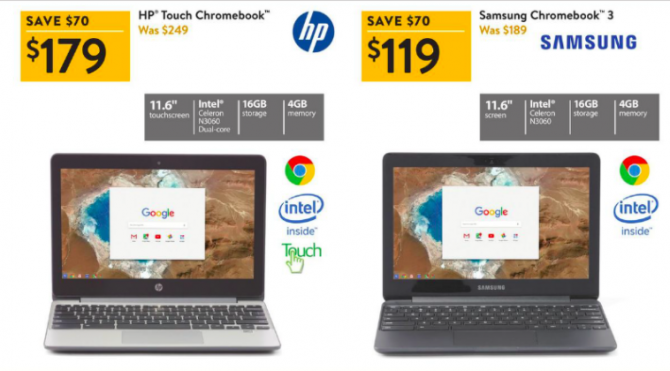 En iyi Walmart Black Friday Fırsatları Walmart black Friday Chromebooks e1510500753955