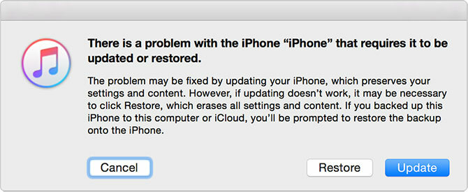 iTunes Onarım iPhone