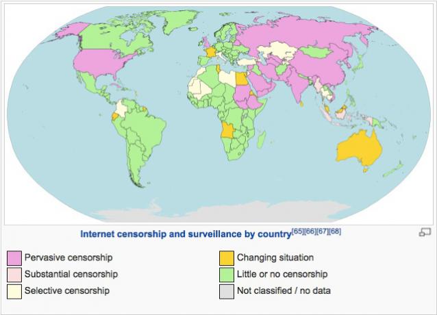 Dünya internet sansür