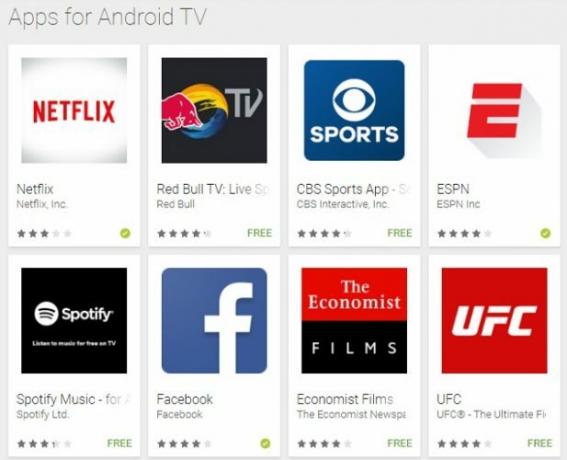 android tv uygulamaları