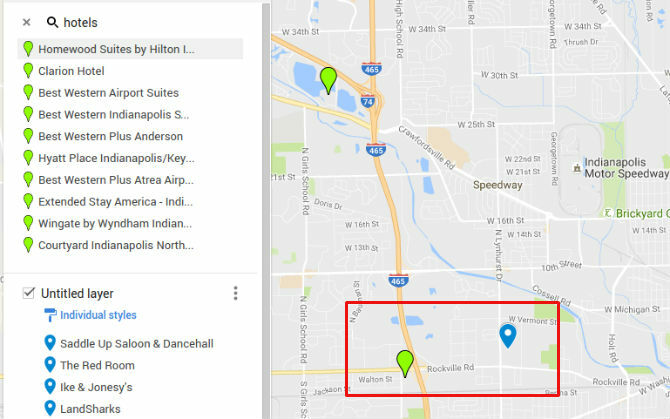 Google Maps Layer Hotels Daha fazlası