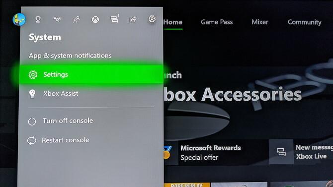 Xbox One Açık Ayarları