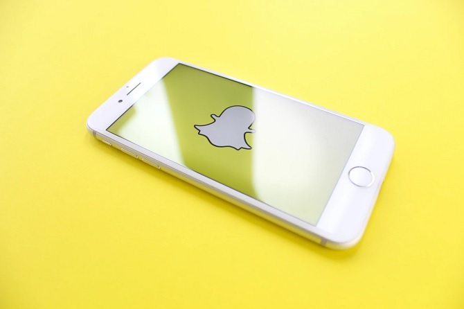 İPhone'da Snapchat hayalet logosu
