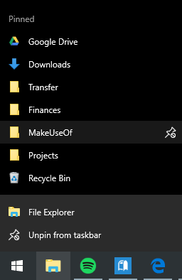 Windows Masaüstünüzü Bir Kez ve Tümü İçin Nasıl Temizlersiniz Windows hızlı erişim dosya gezgini görev çubuğu