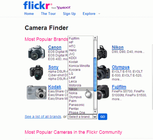 kamera flickr ile ara