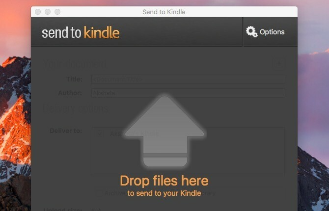 Amazon Kindle'a Gönder