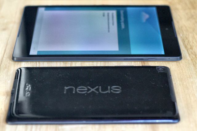 nexus 7 yan yana