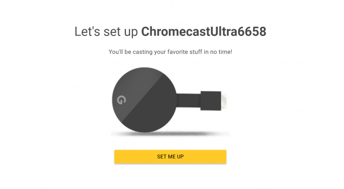 bir chromecast ultra kurma