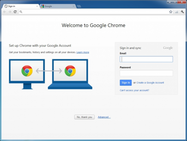 Bu, Windows tarayıcılarının en iyilerinden birinin ekran görüntüsüdür. Buna Google Chrome tarayıcısı denir