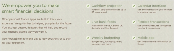 PocketSmith özellikleri 9 Finansal Web Araçları ile Finans Sırala