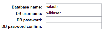 Wiki Veritabanı oluşturma
