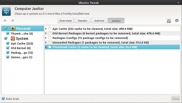 Ubuntu tweak